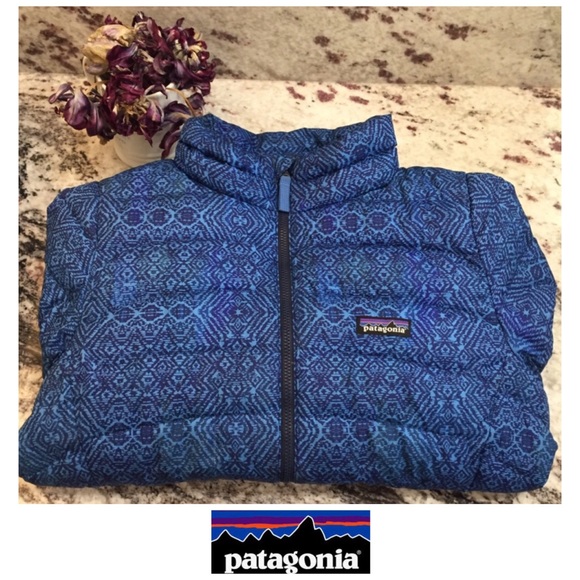 Patagonia Jackets & Blazers - PATAGONIA | Down Sweater Jacket in Ikat Blue